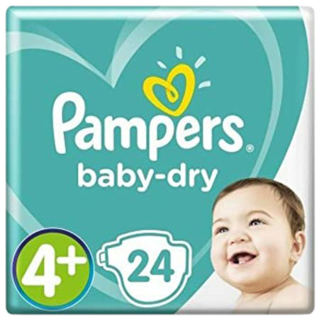 Pampers Luiers Baby-dry 4+