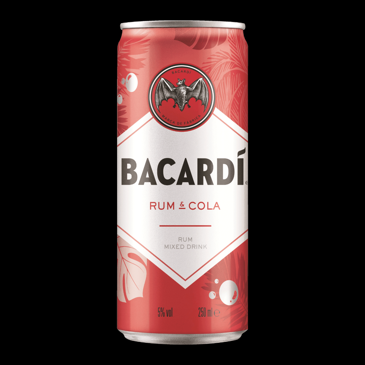 Bacardi rum & cola (Leeftijdscontrole ook bij levering)