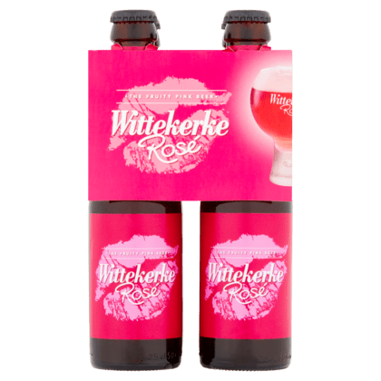 Wittekerke Rosé Bier 4pack (Leeftijdscontrole ook bij levering)