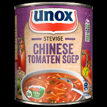 Unox stevige Chinese tomatensoep
