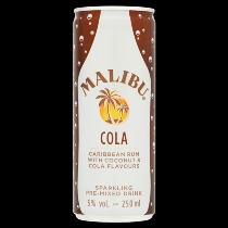 Malibu cola (Leeftijdscontrole ook bij levering)