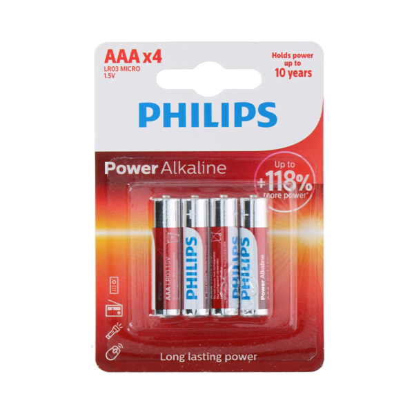 Philips Power Alkaline batterijen AAA