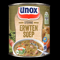 Unox stevige erwten soep