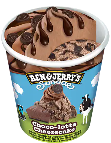 Ben & Jerry's IJs Choco-lotta Cheesecake Sundae 427ml.