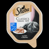 Sheba classic paté met zalm