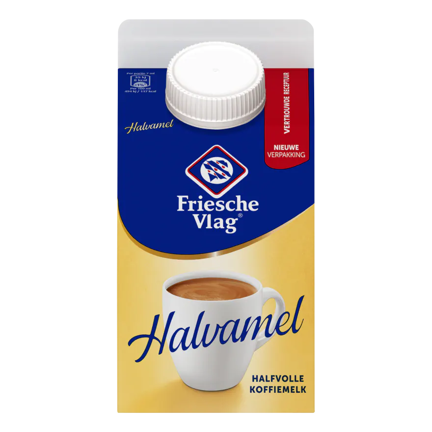 Friesche Vlag Halvamel Koffiemelk