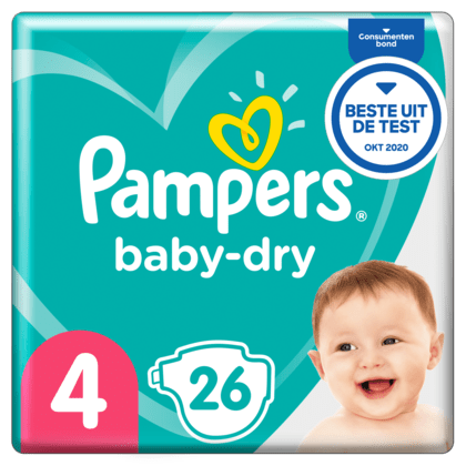 Pampers luiers baby-dry 4