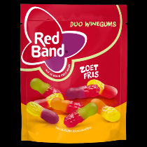 Red Band duo winegums zoet fris