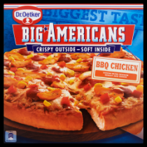 Dr.Oetker Big Americans pizza bbq chicken