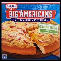 Dr.Oetker Big Americans pizza cheese onion