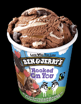 Ben & Jerry's Classic ijs Hooked on you 